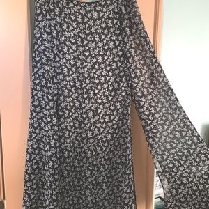 DKNY Long light weight, a little see-through skirt